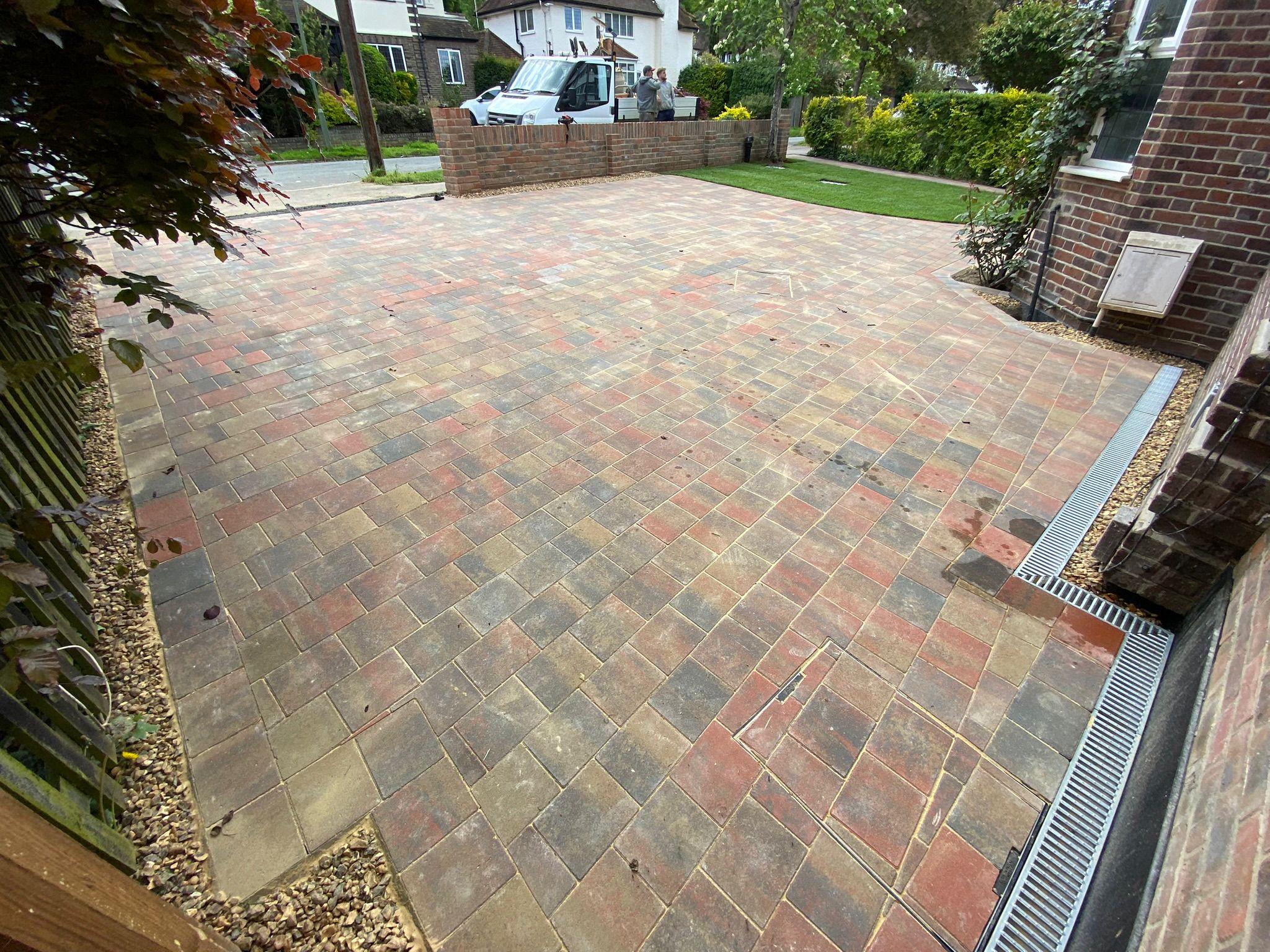 Block paving driveway Surrey